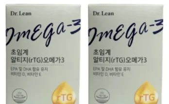 닥터린 초임계 알티지 오메가3 18개월분 추천 상품 후기와 가격 비교