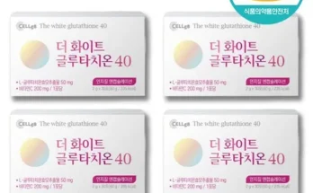 더 화이트 글루타치온40 12박스 추천 상품 가격 비교와 Best후기 정리