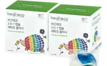 비긴에코 NEW 캡슐 세탁조 클리너 60개  이염방지 시트 60매 추천 2024년 BEST상품 최저가 비교분석