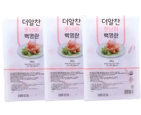 실속 못난이 백명란 500g x 3통 추천 후기 가성비 리뷰 가격 비교 순위