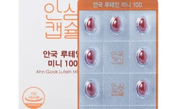 안국건강 루테인지아잔틴 미니 12개월분 추천 2024년 브랜드 TOP10 가격 종류 비교