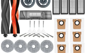 Dreame L20 울트라 로봇 진공 예비 부품, Dreame L30 울트라 고무 메인 사이드 브러시, 걸레 천, HEPA 필터, 먼지 봉투 액세서리