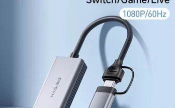 Hagibis USB 3.0 비디오 캡처 카드, HDMI 호환, USB C타입 게임 그래버 레코드, ms2130, 스위치 Xbox PS4/5 라이브 방송용