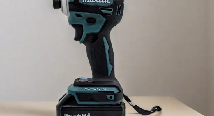 Makita LXT BL 브러시리스 무선 임팩트 드라이버 모터 전기 드릴, 목재 볼트 T 모드 충전식 전동 공구, DTD172, 18V